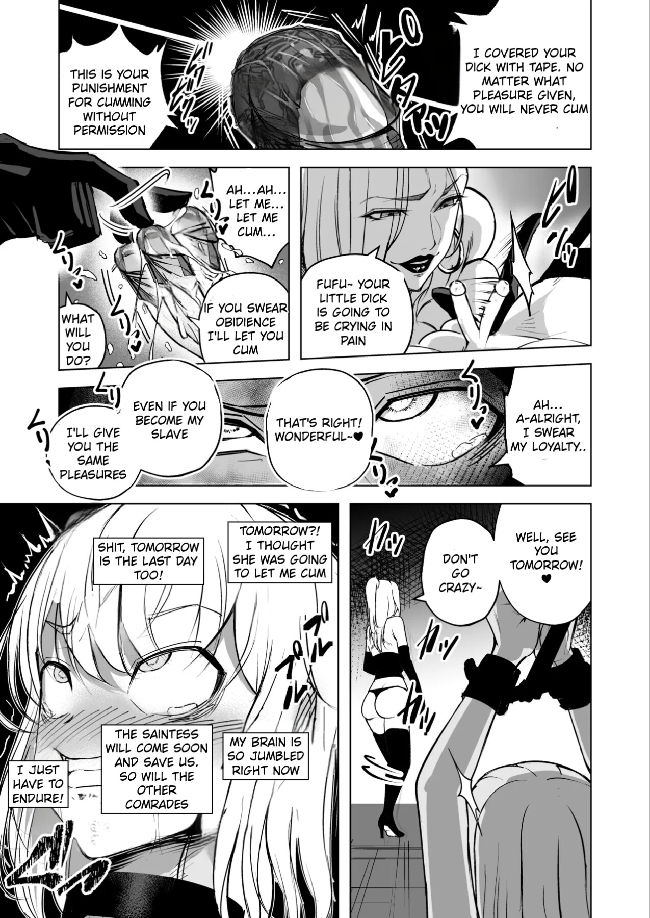 Hentai Manga Comic-A Dick Slave in a Land of Wicked Women-Read-42